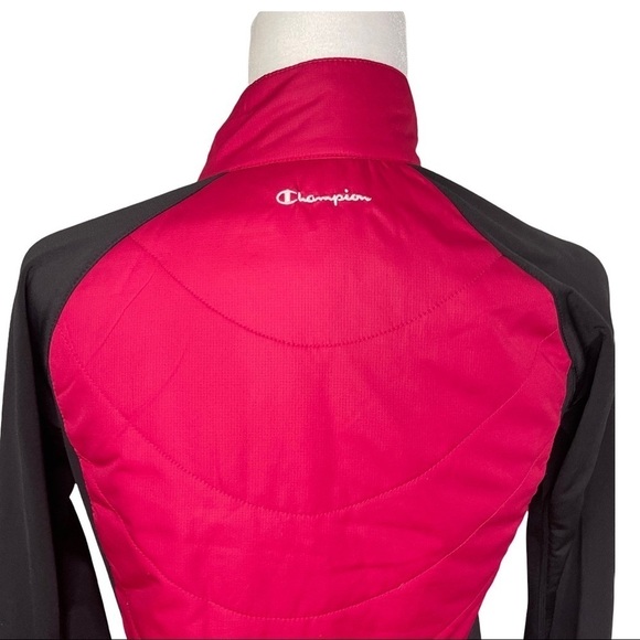 Champion Cold Weather Gear Pink Black Long Sleeved Activewear Full Zip J… - Picture 7 of 16